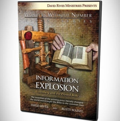 Information Explosion - Gutenberg and the Printed Bible DVD