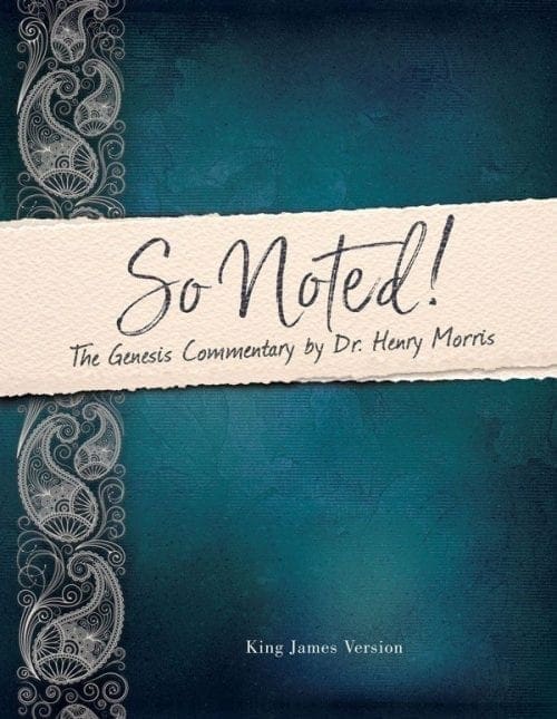So Noted Henry Morris Genesis Commentary Book