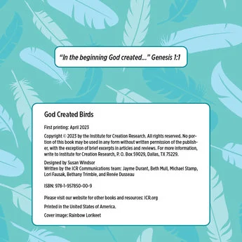 God Created Birds 1