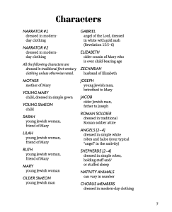 A Pondering Heart Characters