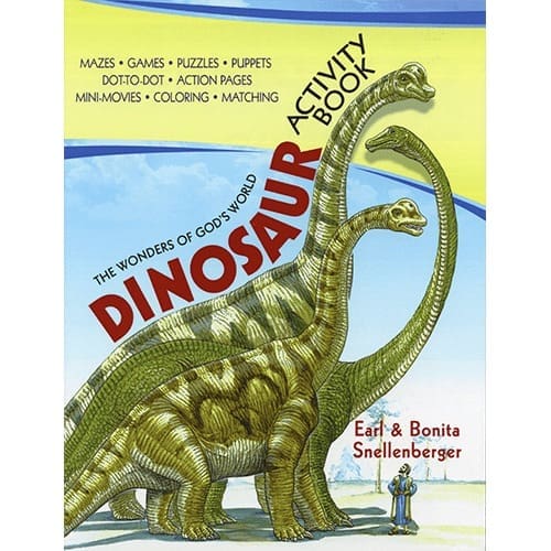 Dinosaur Activity Book- the Wonders of God's World