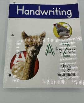 Handwriting: A to Zoo Book by Carrie Bailey | MB - Homeschool