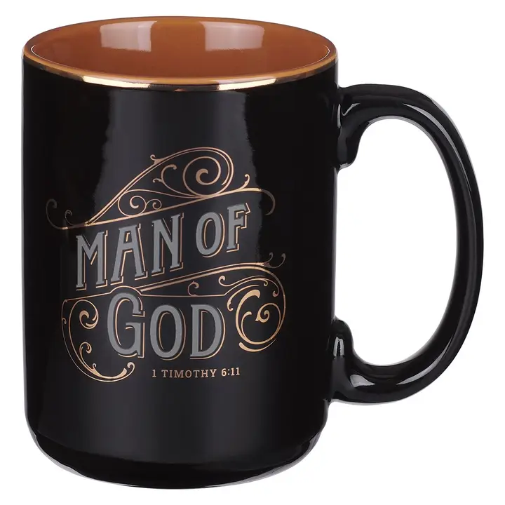 Man of God Mug Black