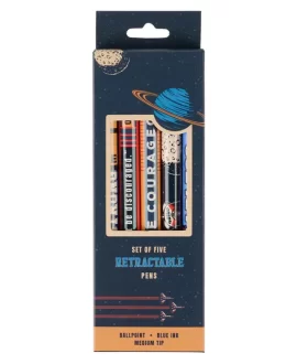 Pen Set 5pc Be Strong and Courageous