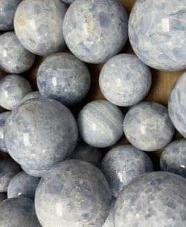 Blue Calcite Sphere-Large