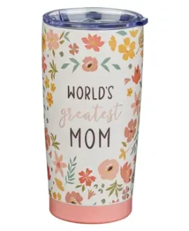 "World's Greatest Mom" Tumbler by Christian Art Gifts 18oz